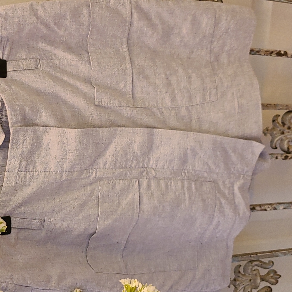 CAbi Chambray Medium Blue Court Skort sz M - Picture 2 of 7